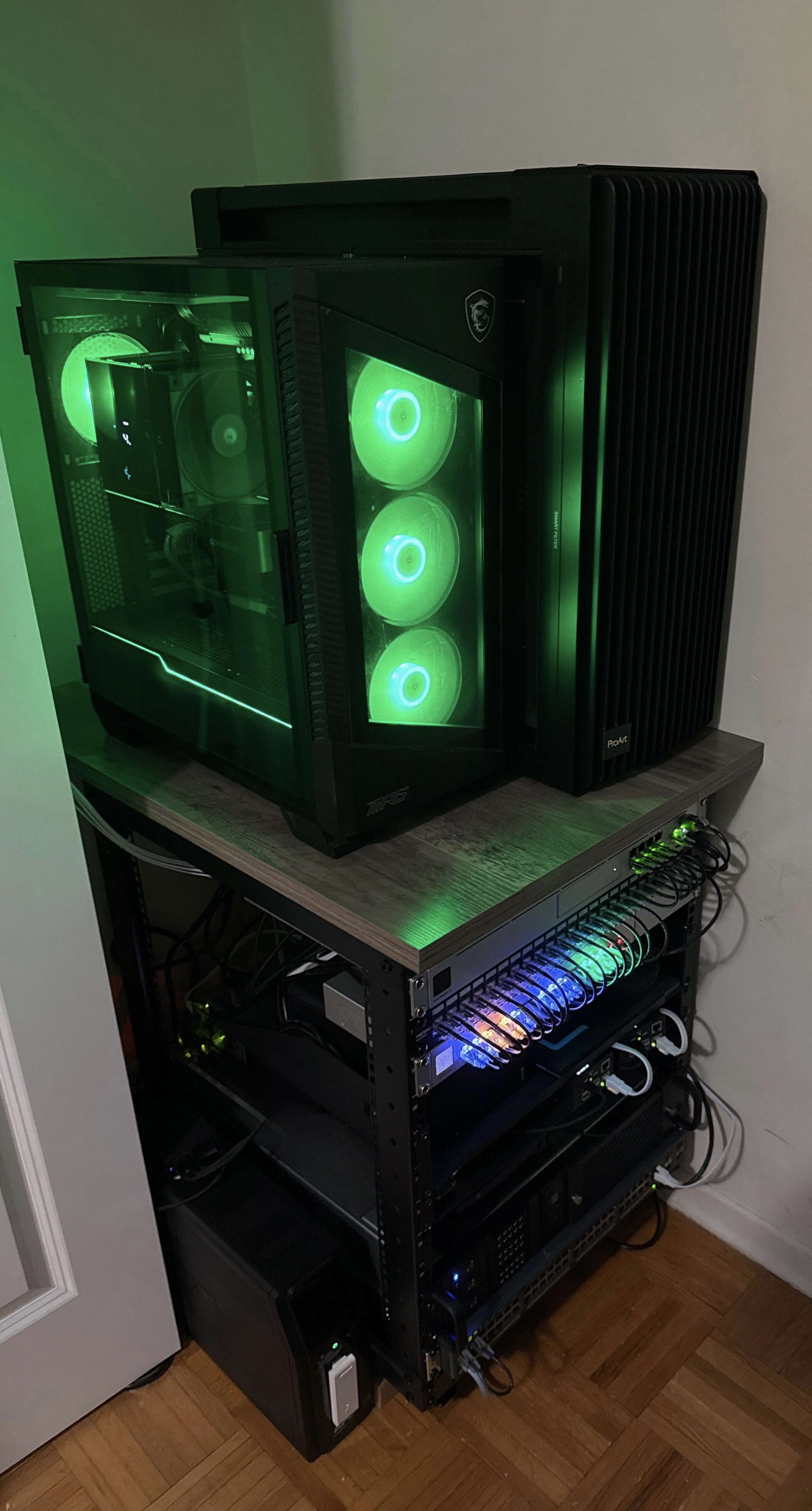 KrishAdmin-HQ Server Rack